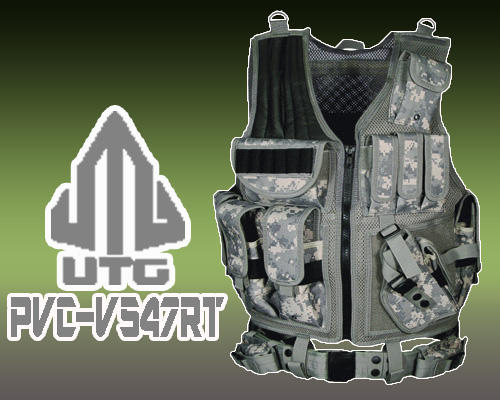 UTG Tact Vest PVC-V547RT Army Digital Camo